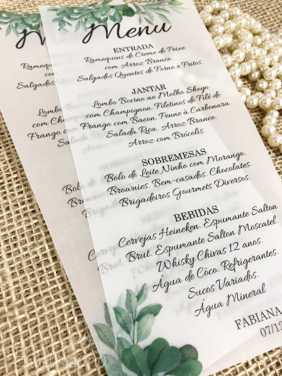 Menu Vegetal